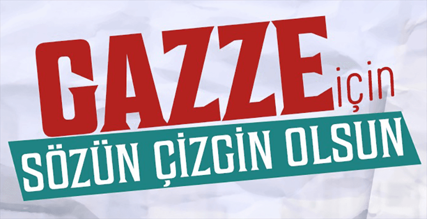 Gazze İçin Sözün Çizgin Olsun Karikatür Yarışması